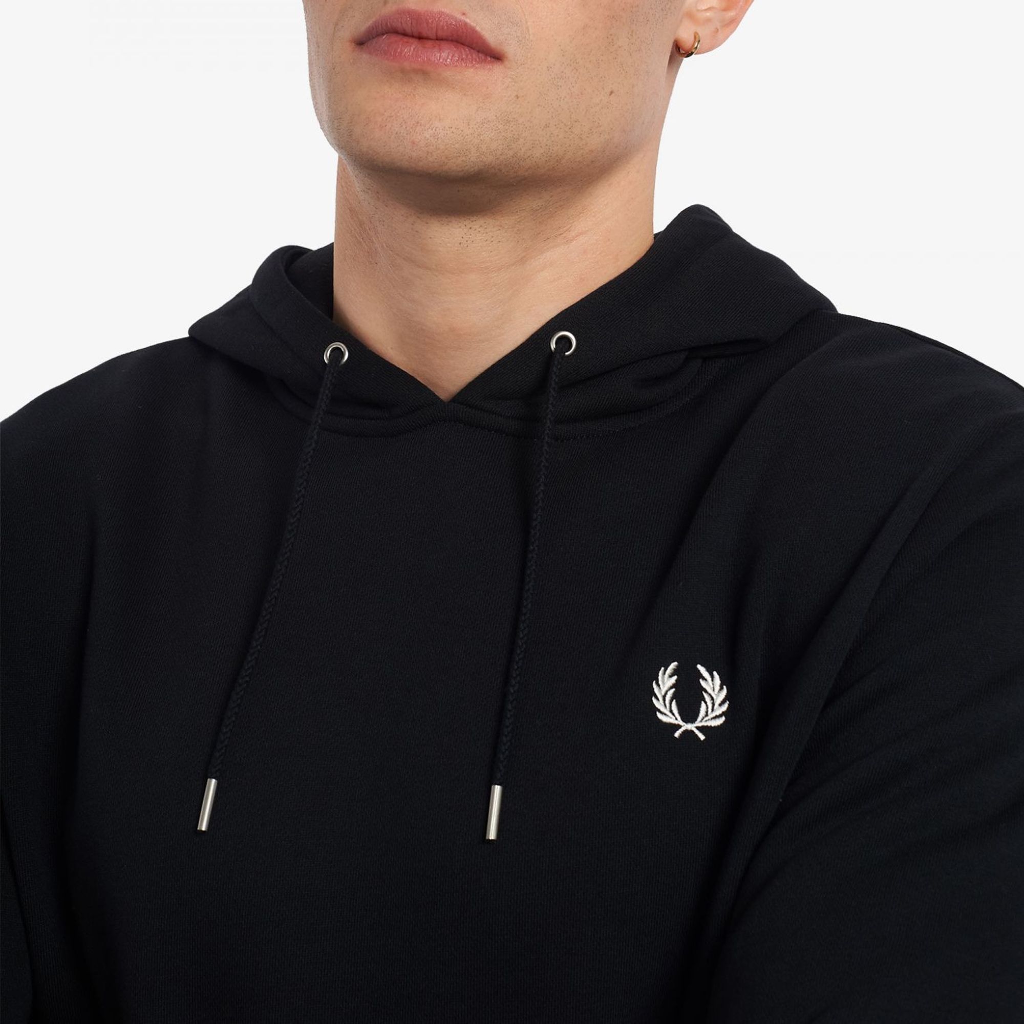 Fred Perry Tipped Hoodie Heren | PlutoSport
